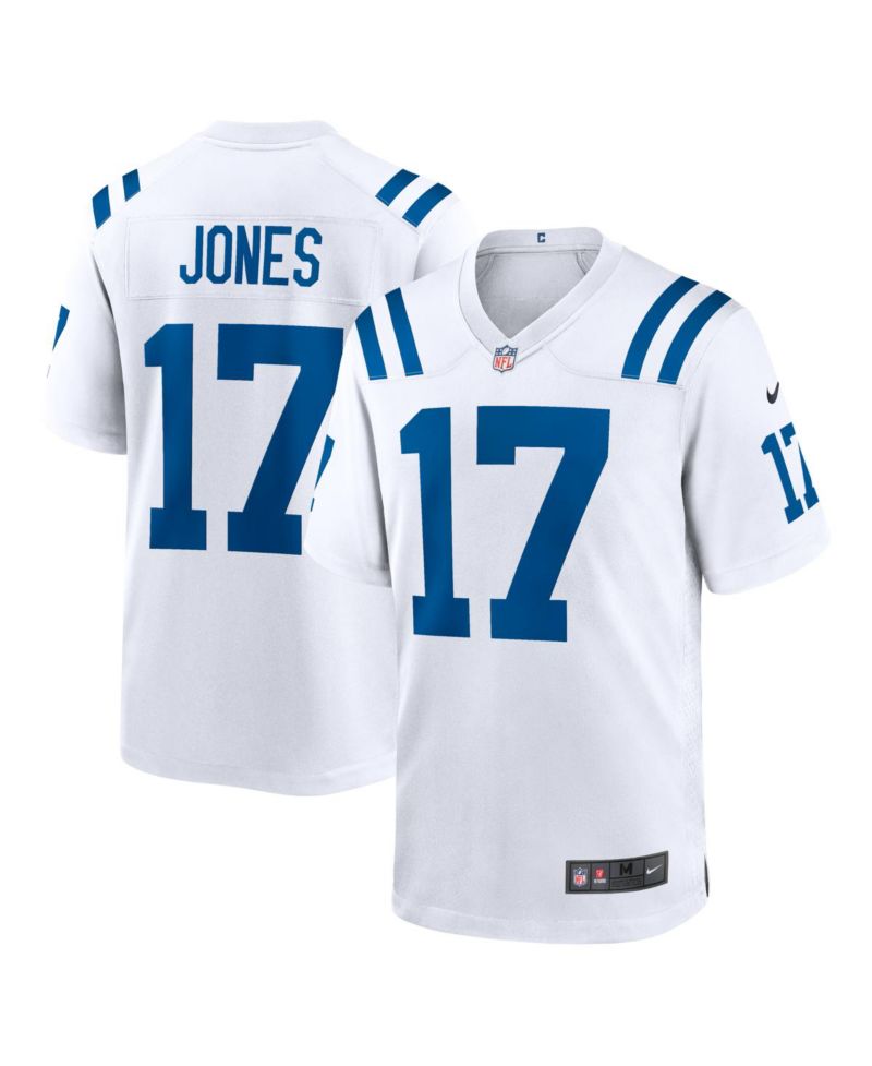 Men's Daniel Jones White Indianapolis Colts Game Jersey