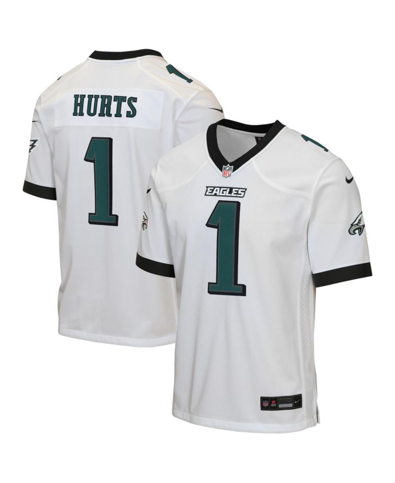 Big Boys and Girls Jalen Hurts White Philadelphia Eagles Game Jersey