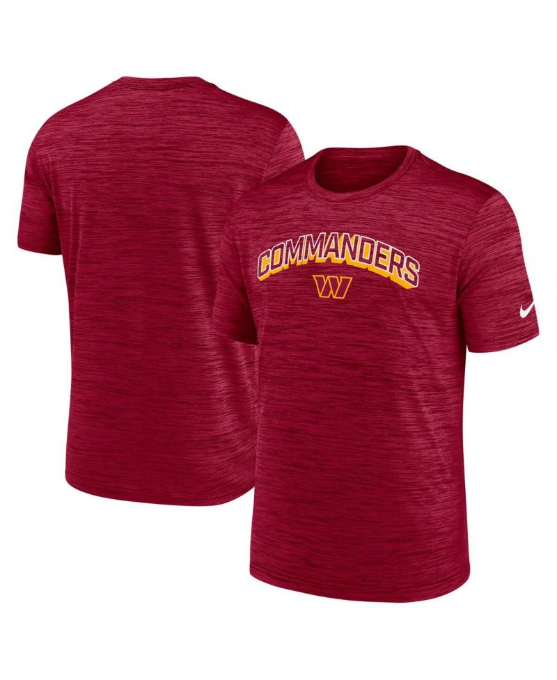 Men's Burgundy Washington Commanders Velocity Performance T-Shirt