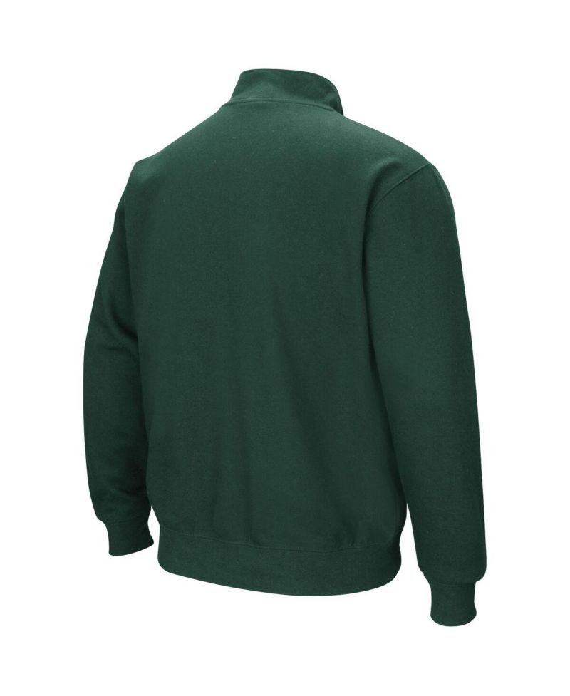 Men's Green Baylor Bears Tortugas Quarter-Zip Sweatshirt