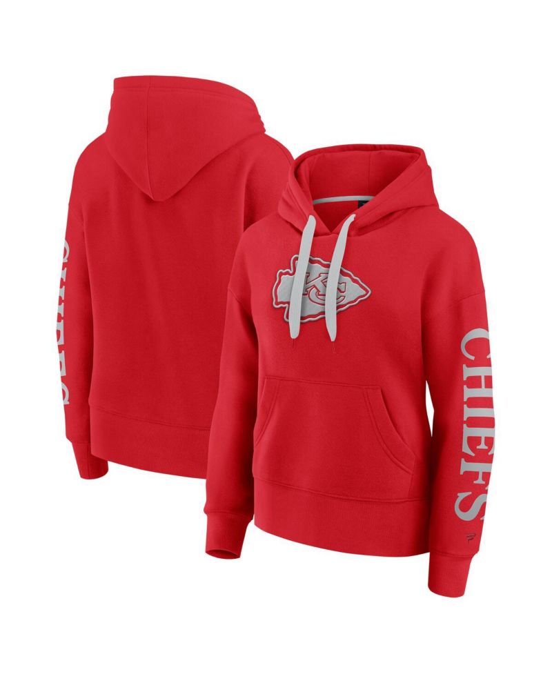 Women's Red Kansas City Chiefs Elements Next Pullover Hoodie