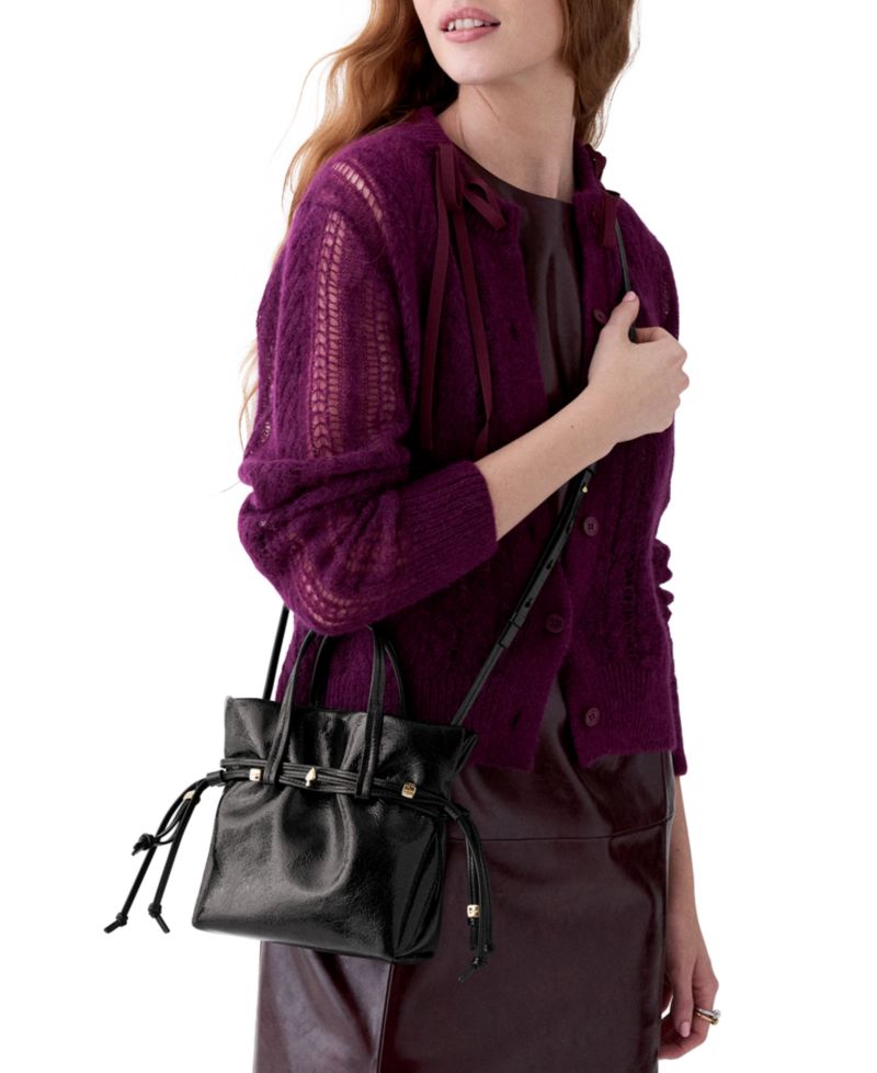 Rio Mini Shiny Leather Tote Bag