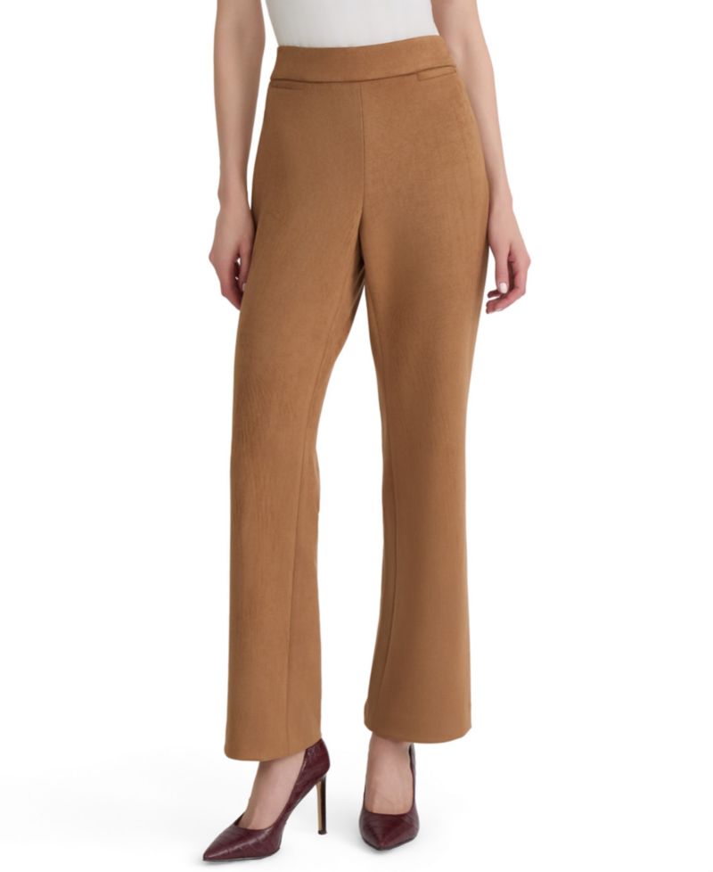 Women's Pull-On Mid-Rise Suede Bootcut Pant