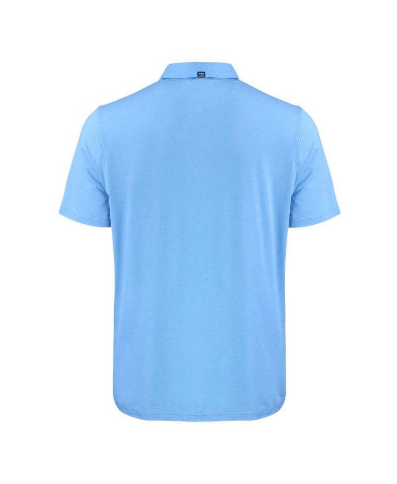 Men's Powder Blue Ole Miss Rebels Coastline Epic Comfort Eco Polo Shirt