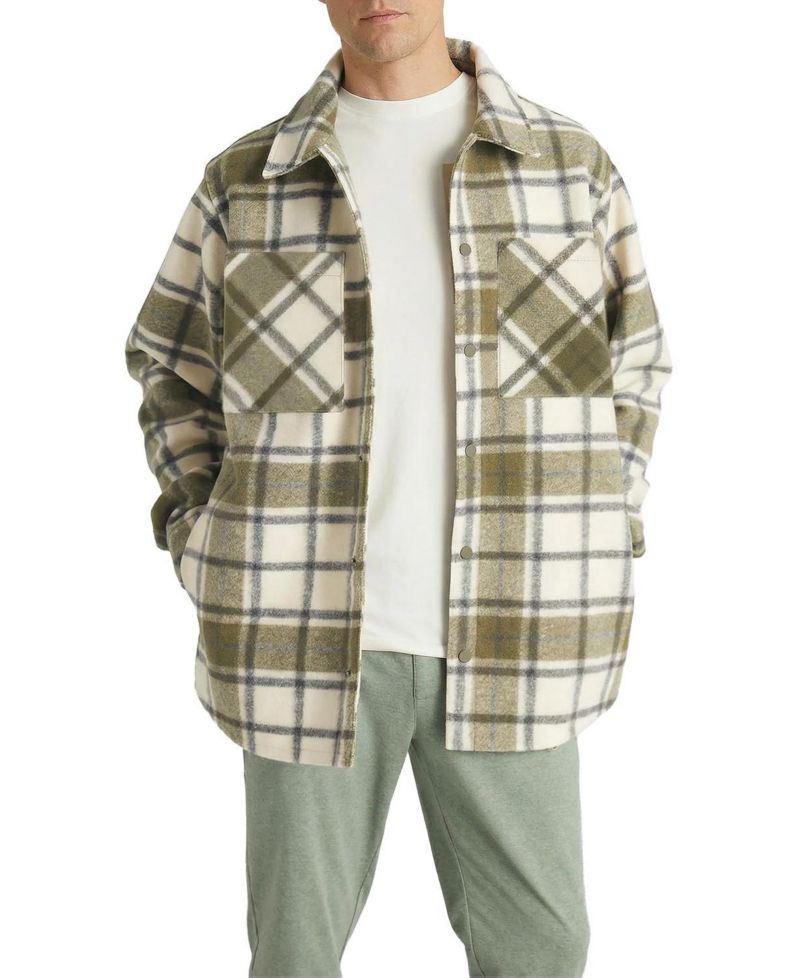 Men's Relaxed-Fit Short Spread-Collar Adventure Shirt Jacket