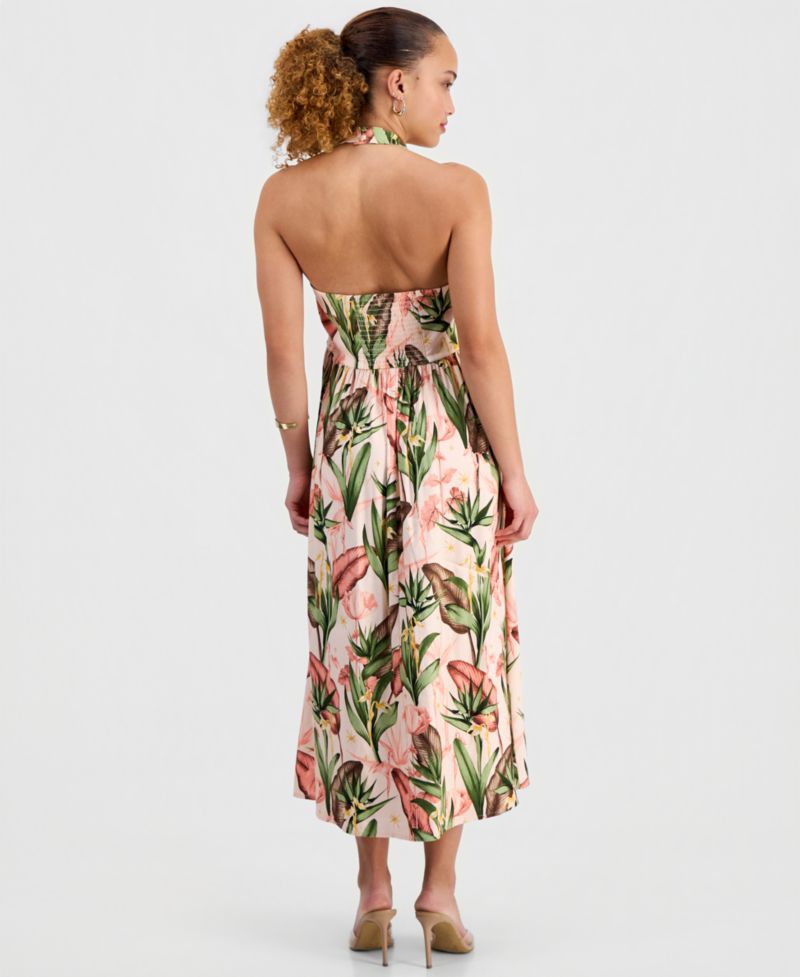 Petite Halter Midi Dress