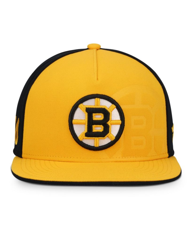 Men's Gold/Black Boston Bruins Snapback Hat