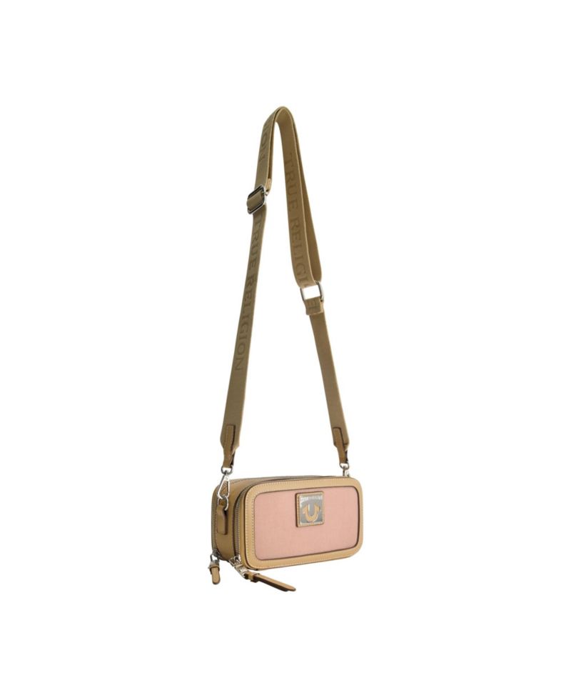 Horseshoe Plaque Crossbody Camera Bag