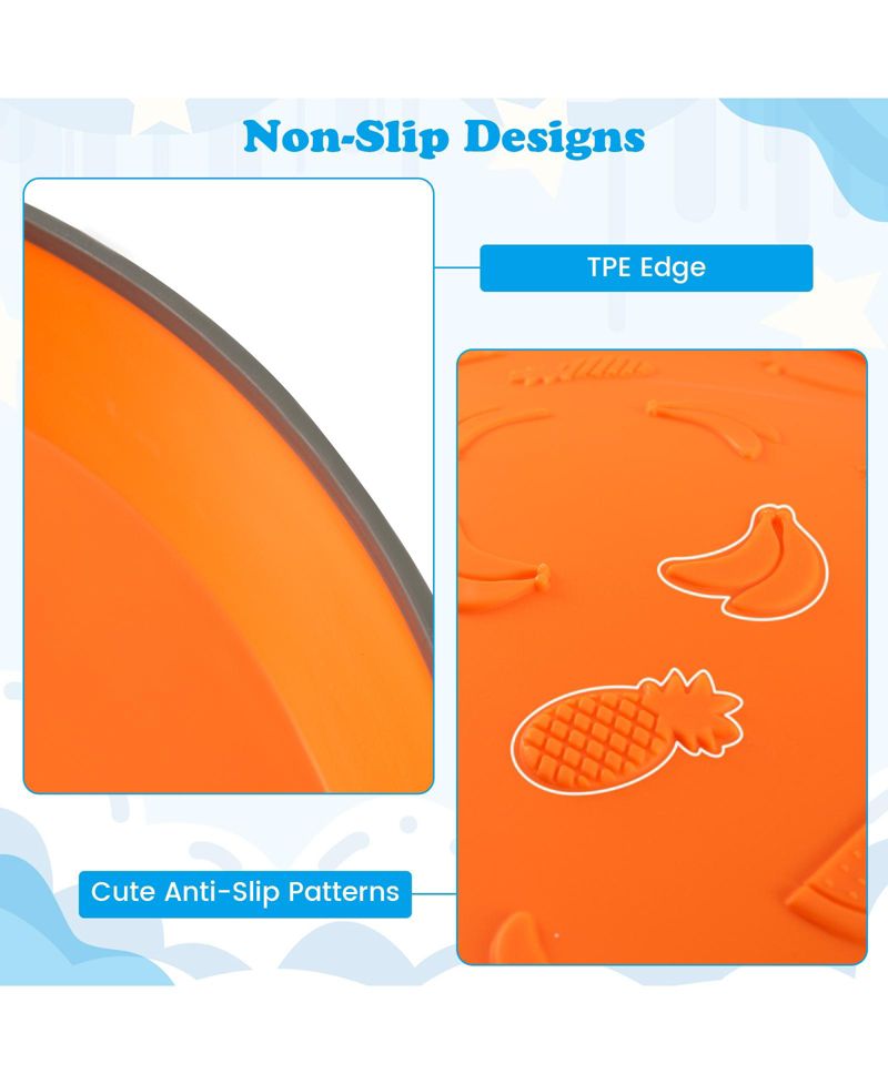 5 Pcs Kids Stepping Stones w/ Non-Slip Edge Sensory Toy for Indoor/Outdoor Play