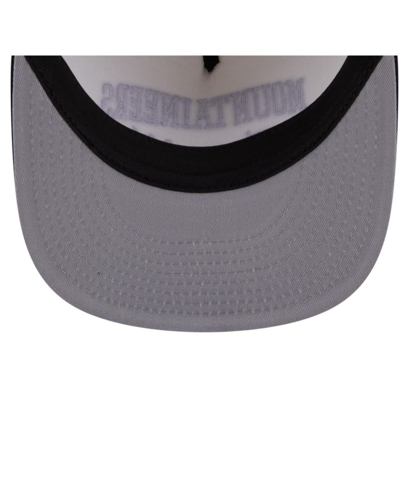 Men's White West Virginia Mountaineers Collegiate 9FIFTY A-Frame Snapback Hat
