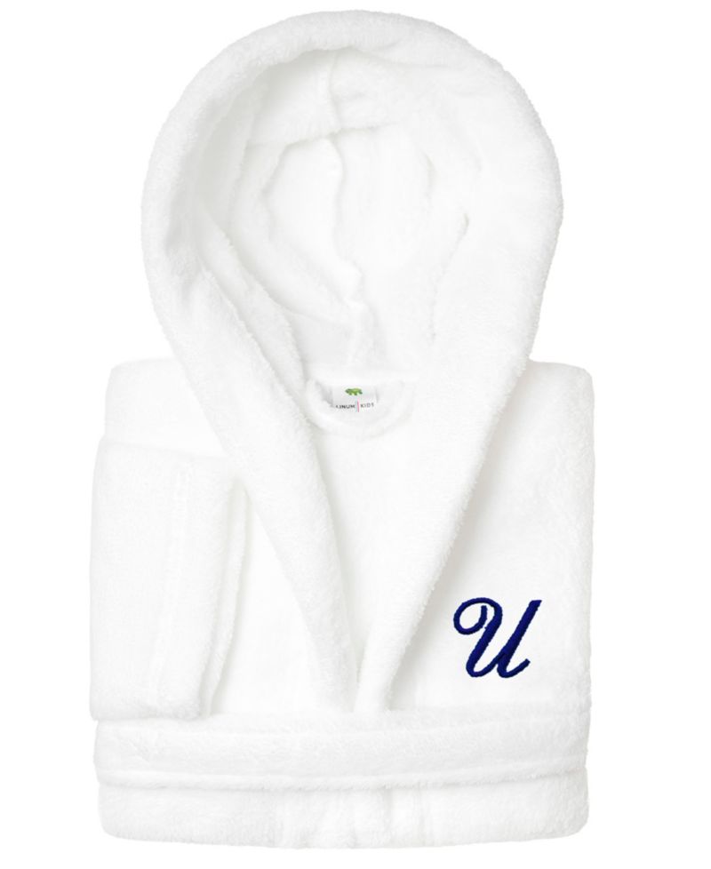 Personalized Kids Super Plush Hooded Bathrobe