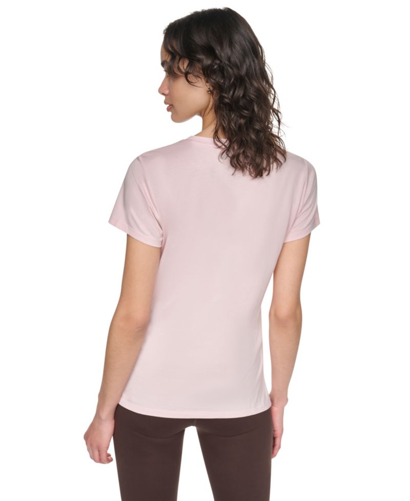Women's Flocked Logo Crewneck T-Shirt