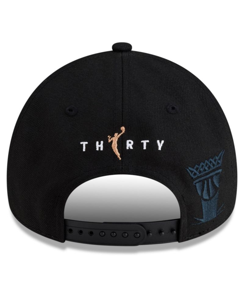Men's Black New York Liberty 2026 WNBA Commissioner's Cup Champions A-Frame 9FORTY Adjustable Hat