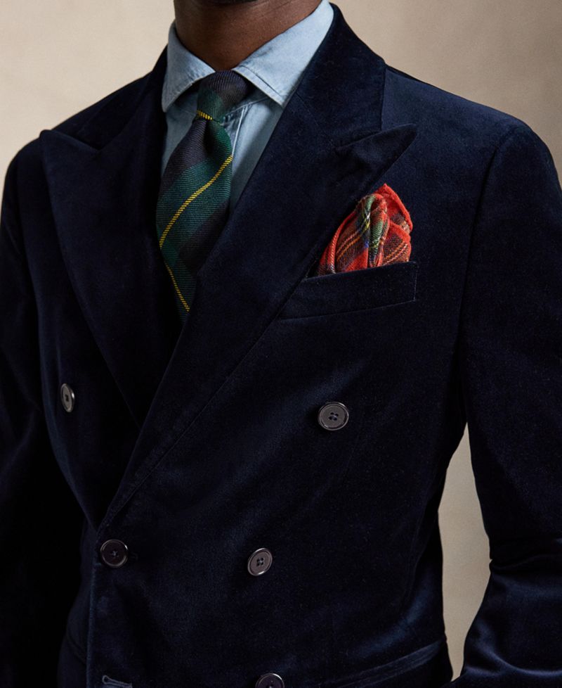 Men's Polo Modern Velvet Jacket