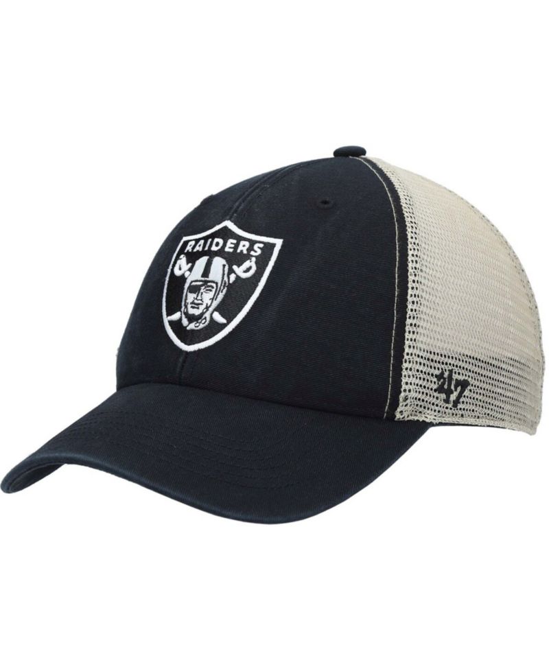 Men's Black Las Vegas Raiders Flagship MVP Snapback Hat