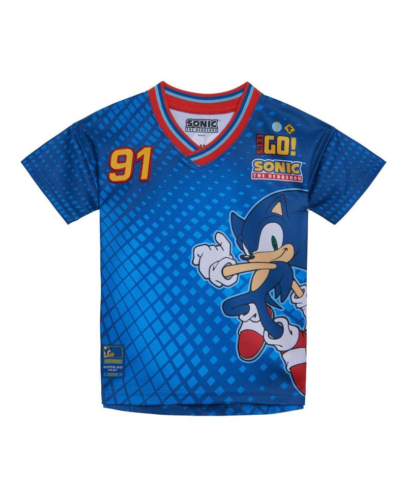 Boys' Short Sleeve Mesh Soccer Jersey