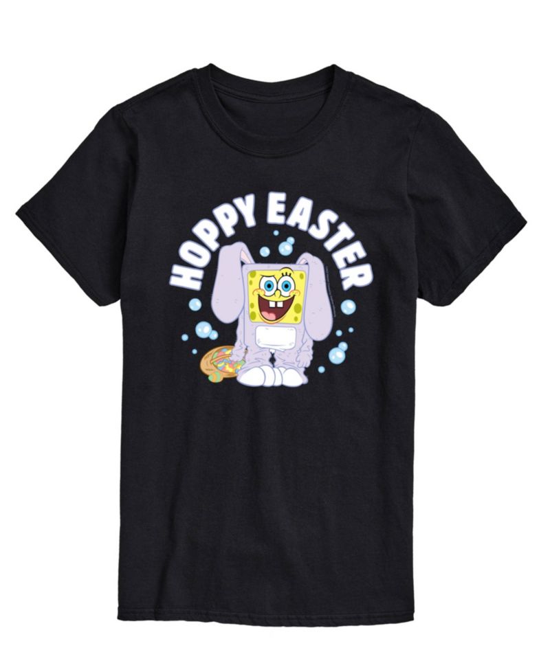 Men's SpongeBob SquarePants Hoppy Easter Short Sleeve T-Shirt