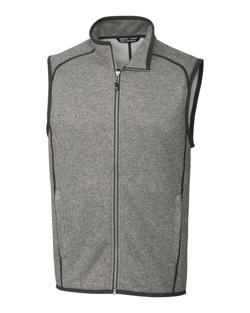 Men's Mainsail Sweater-Knit Full Zip Vest