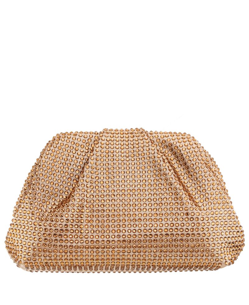 Crystal Encrusted Frame Clutch