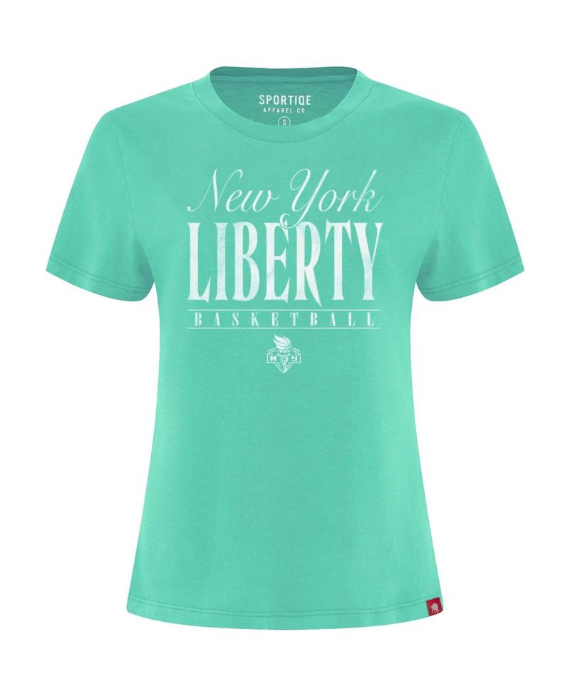 Women's Mint New York Liberty Arcadia T-Shirt