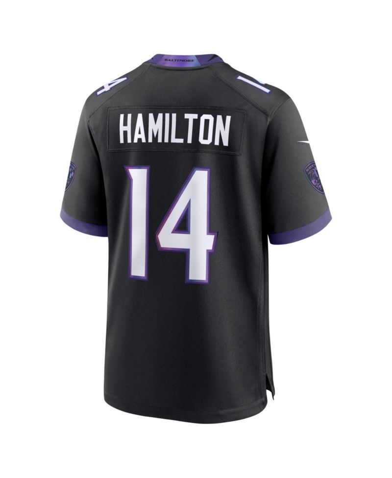 Men's Kyle Hamilton Black Baltimore Ravens Alternate Game Jersey