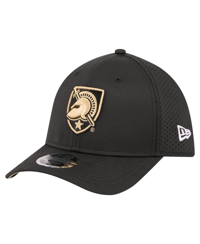 Men's Black Army Black Knights 39THIRTY M-Crown Stretch Hat
