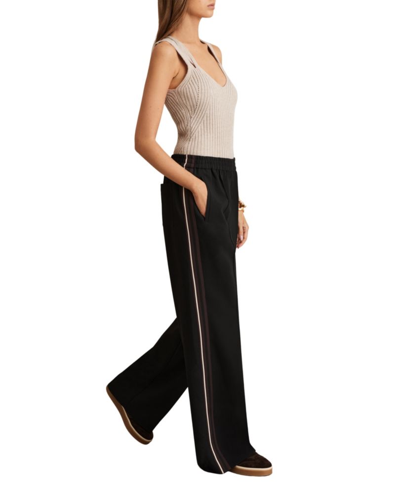 Women's Robyn Side-Stripe Wide-Leg Trousers