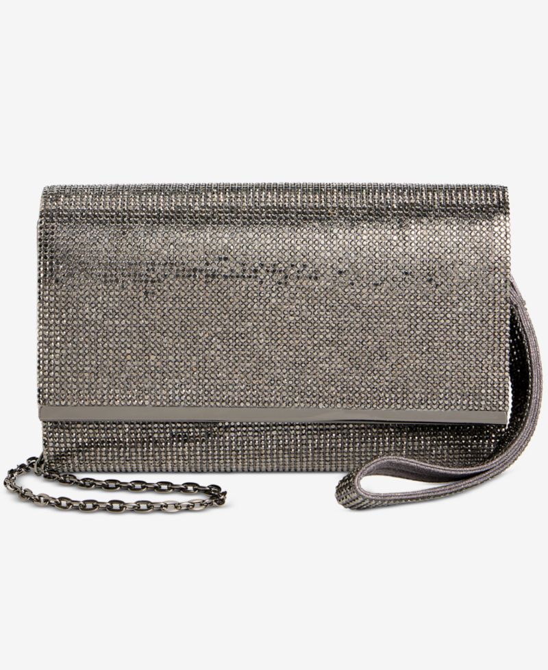 Caitlin Satin and Crystal Clutch