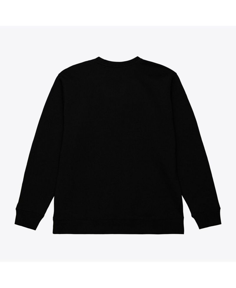 Men's Black Alabama Crimson Tide Half Time Fleece Crewneck Sweatshirt