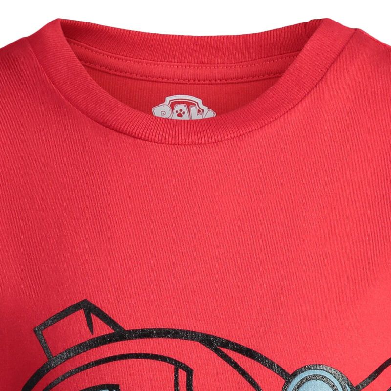 Big Boys Chase Marshall Rubble Rocky 4 Pack Graphic T-Shirts