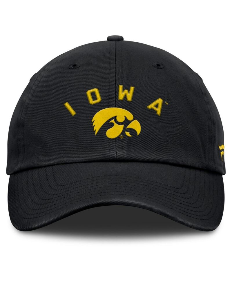 Men's Black Iowa Hawkeyes Myth Adjustable Hat