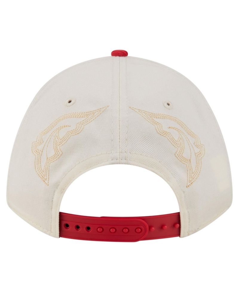 Men's Cream/Scarlet San Francisco 49ers Western 9FORTY A-Frame Adjustable Hat