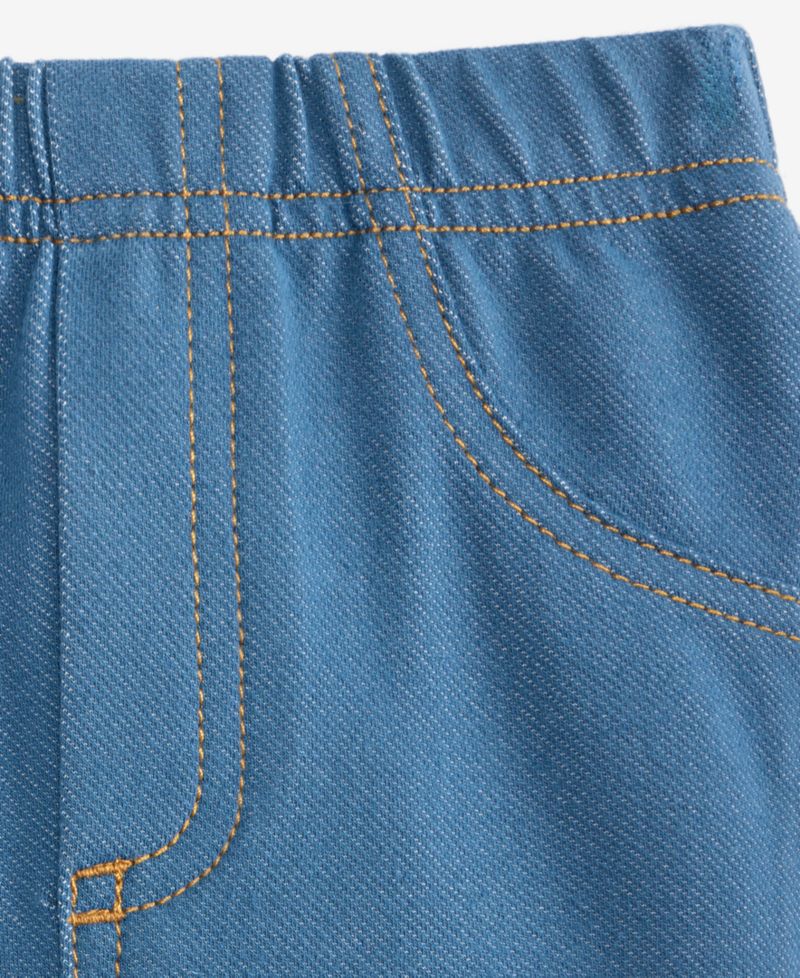 Baby Girls' 3M-24M Mix & Match Knit Denim Jeggings