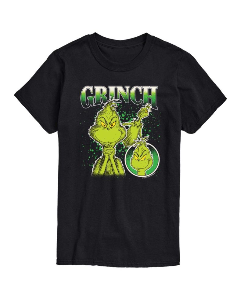 Men's The Grinch Collage Graphic Short-Sleeve T-Shirt