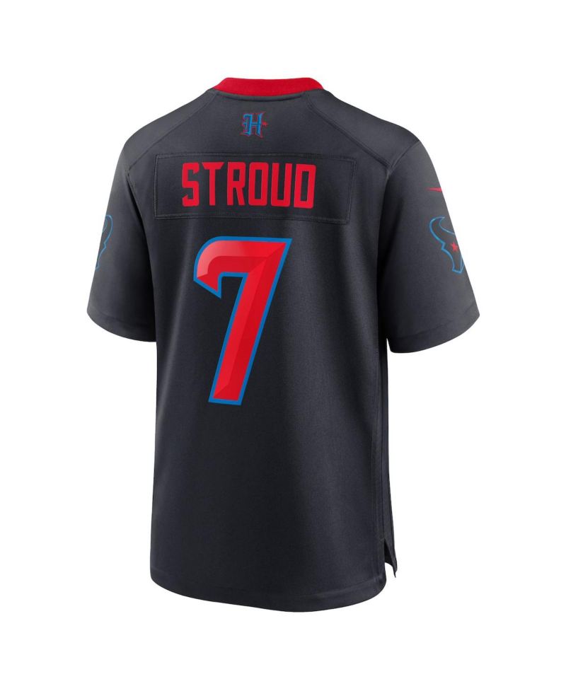 Men's C.J. Stroud Navy Houston Texans 2nd Alternate Game Jersey