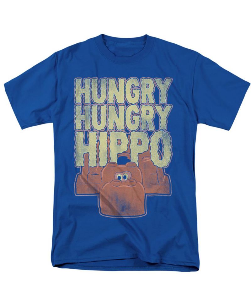 Big & Tall Hungry Hungry Hippos Wavy Logo with Red Hippo T Shirt