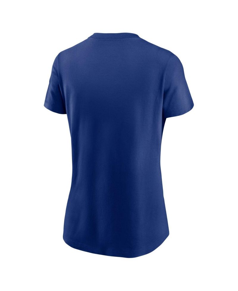 Women's Royal Texas Rangers Wordmark T-Shirt