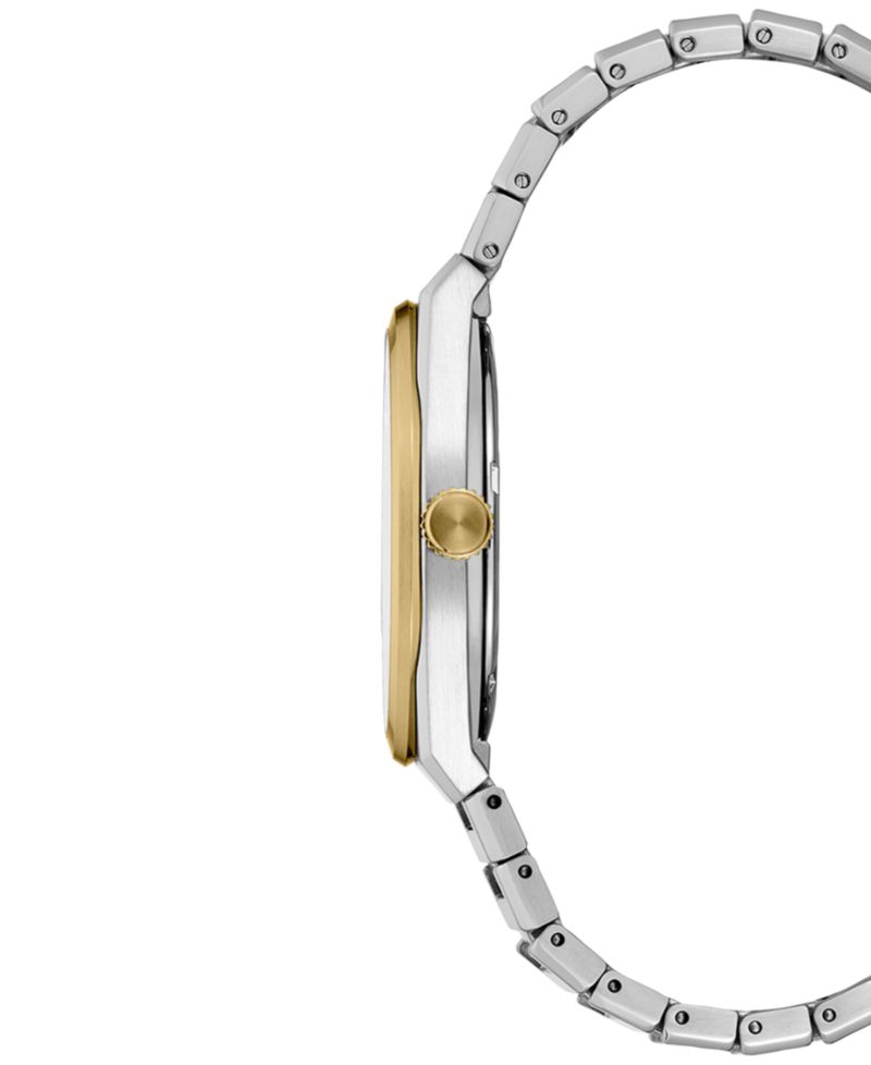 Men's Essentials Two-Tone Stainless Steel Bracelet Watch 39mm