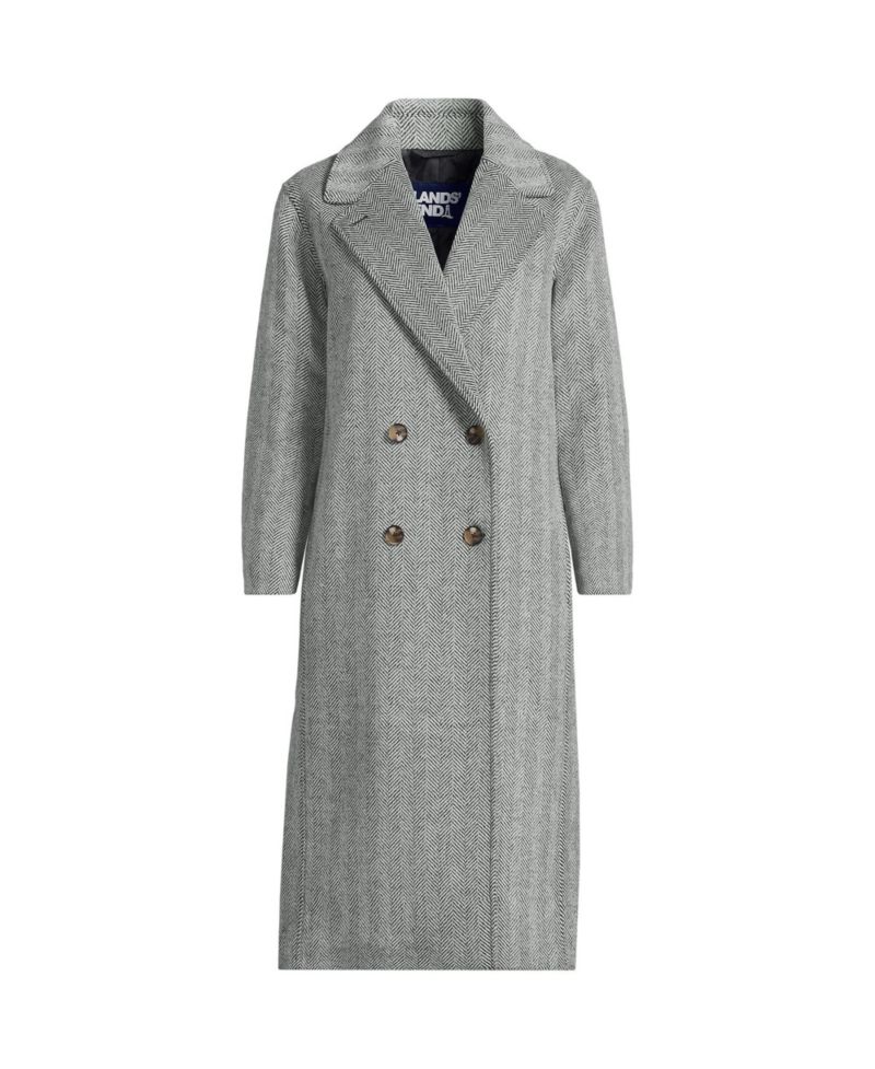 Women's Insulated Double Breasted Wool Coat