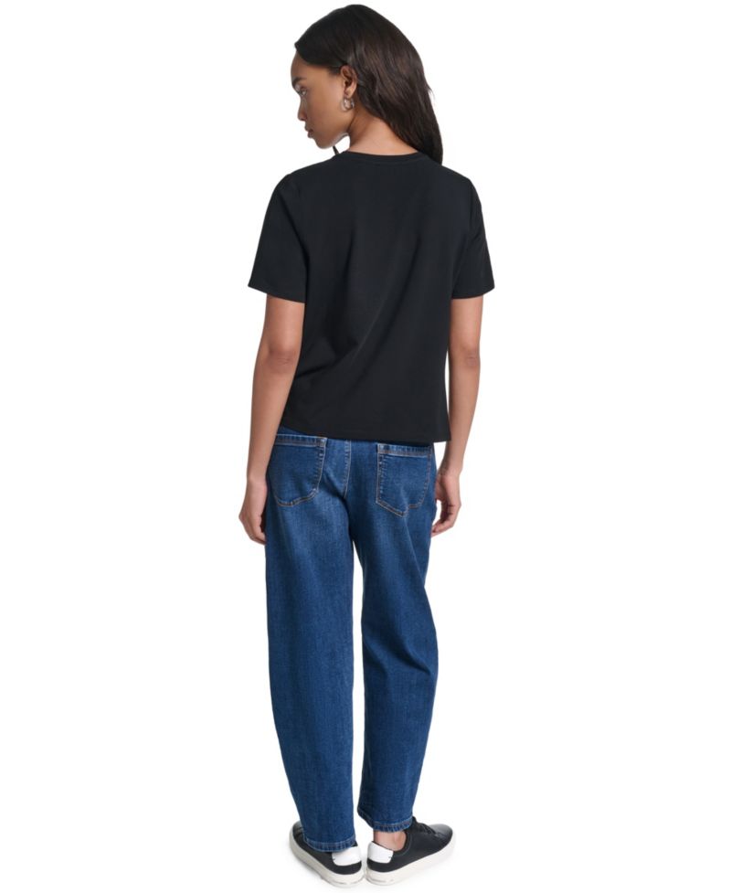 Women's Tie-Front Short-Sleeve T-Shirt