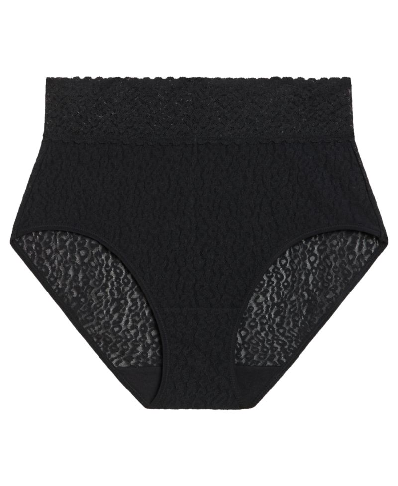 Women's High Bar Stretch Lace Full-Coverage Brief Panties