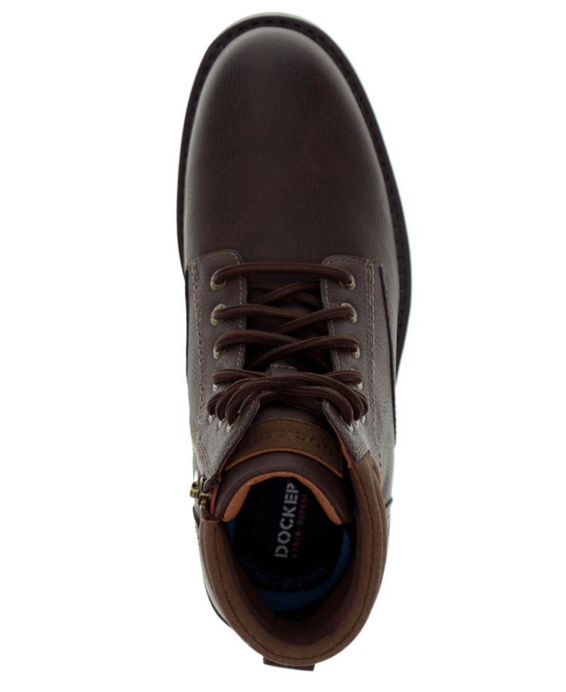 Men's Telford Rugged Lace-Up Round-Toe Boots