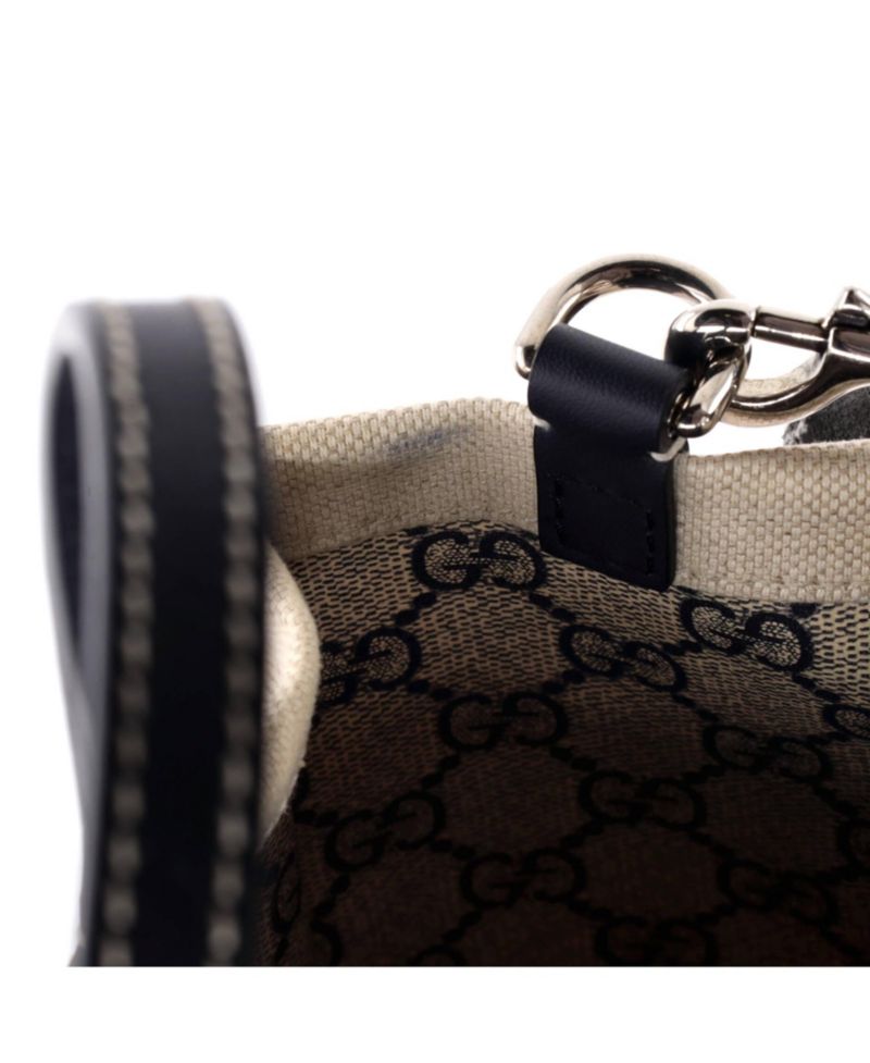 Small Logo Shopper Tote Printed Canvas