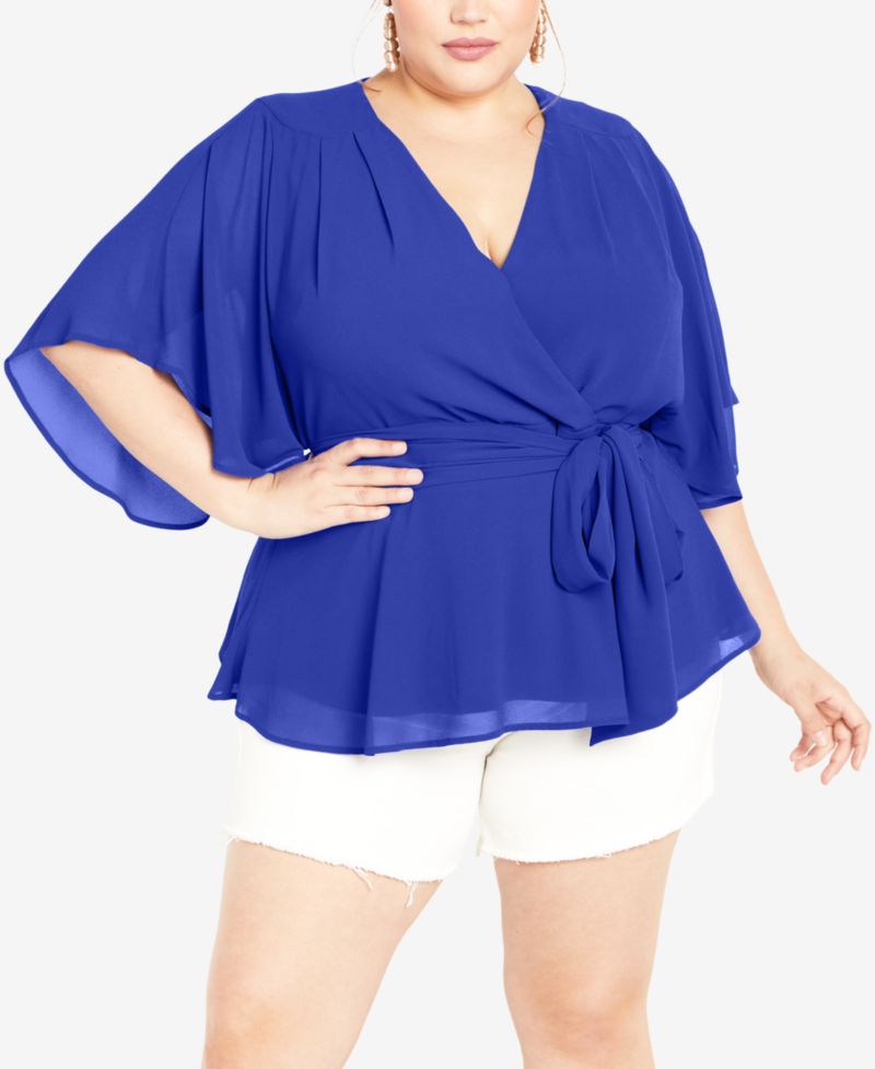 Women's Elegant Wrap Top