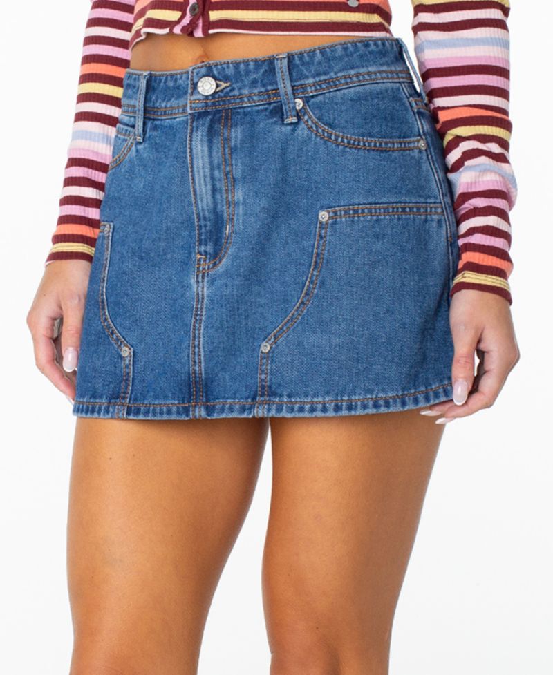 Women's Reel Life Mini Denim Skirt