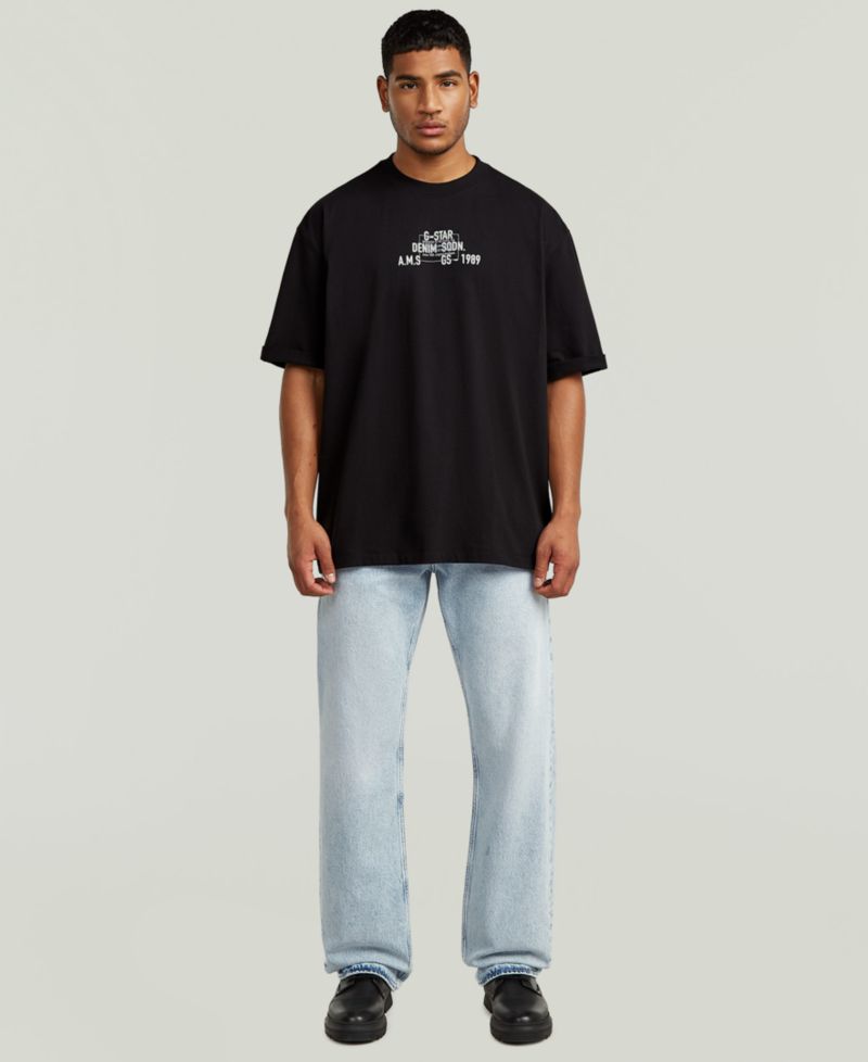 Men's Multi Technique Graphic Crewneck T-Shirt