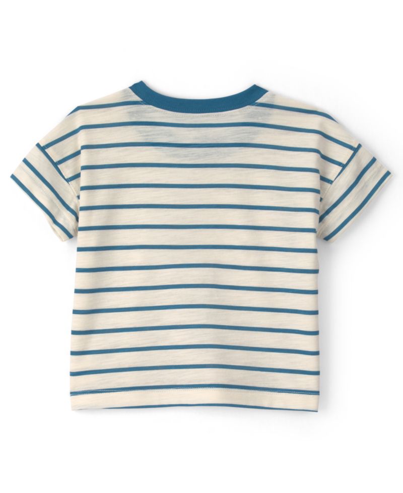 Baby Boys' Striped Short-Sleeve T-Shirt and Pants, 2-Piece Set