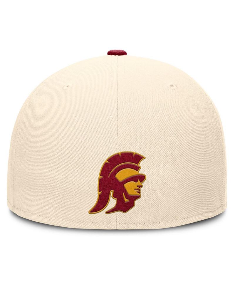 Men's Natural USC Trojans Primetime True Performance Fitted Hat