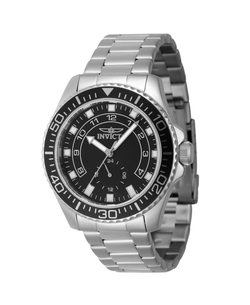 Men's 47125 Pro Diver Quartz Multifunction Black Dial Watch