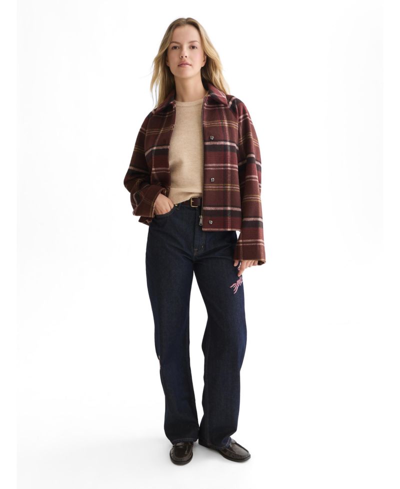 Women's Checked Short Jacket